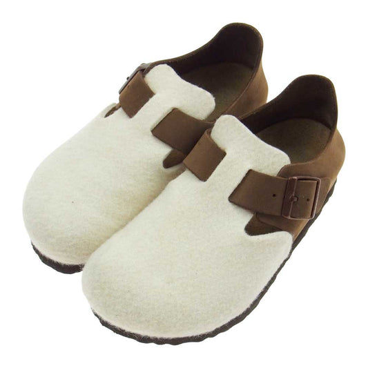 BIRKENSTOCK ビルケンシュトック LONDON  ロンドン フェルト シューズ ブラウン系 22.5cm【中古】