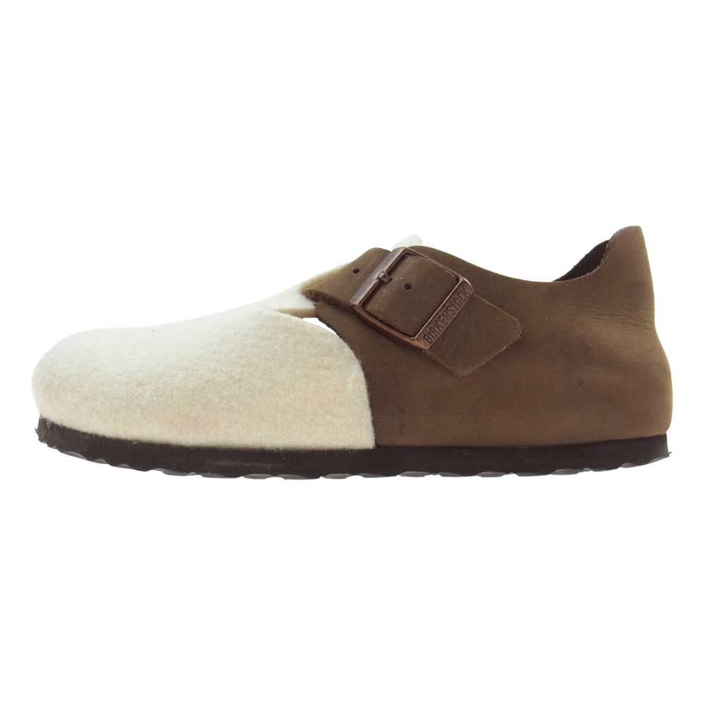 BIRKENSTOCK ビルケンシュトック LONDON  ロンドン フェルト シューズ ブラウン系 22.5cm【中古】