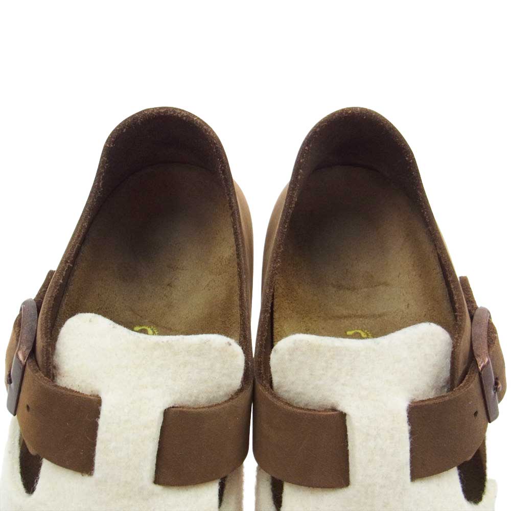 BIRKENSTOCK ビルケンシュトック LONDON  ロンドン フェルト シューズ ブラウン系 22.5cm【中古】