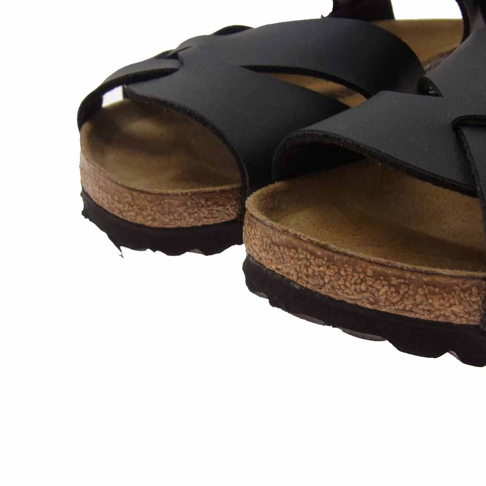 BIRKENSTOCK ビルケンシュトック PISA ピサ サンダル ビルコフロー ブラック系 22.5cm【中古】