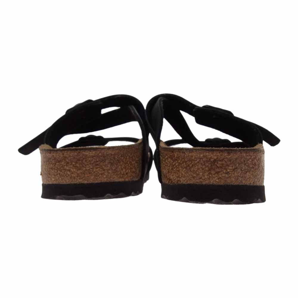 BIRKENSTOCK ビルケンシュトック ストラップ サンダル ブラック ブラウン系 22.5cm【中古】