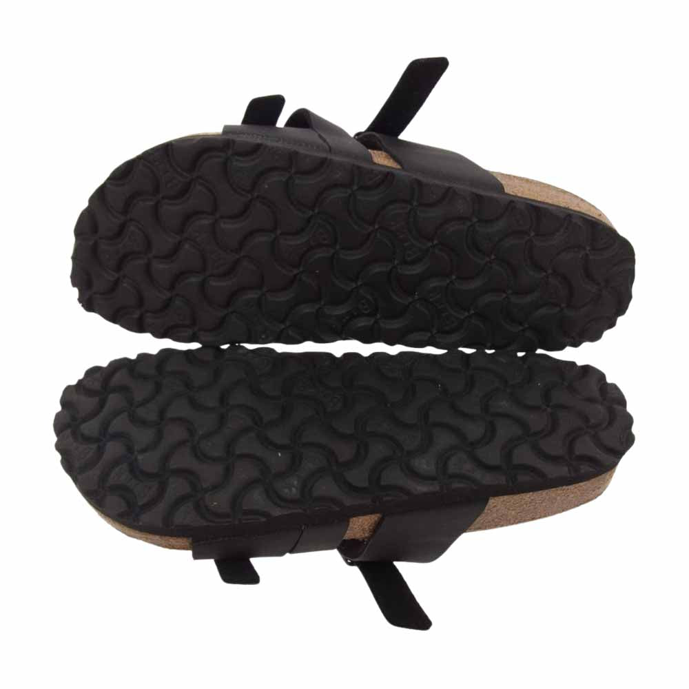 BIRKENSTOCK ビルケンシュトック ストラップ サンダル ブラック ブラウン系 22.5cm【中古】
