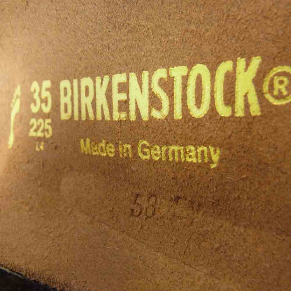BIRKENSTOCK ビルケンシュトック ストラップ サンダル ブラック ブラウン系 22.5cm【中古】