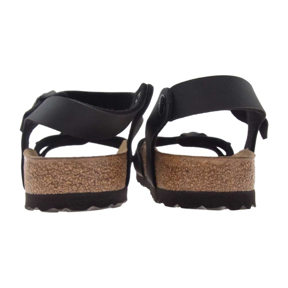 BIRKENSTOCK ビルケンシュトック ストラップ サンダル ブラック ブラウン系 22.5cm【中古】