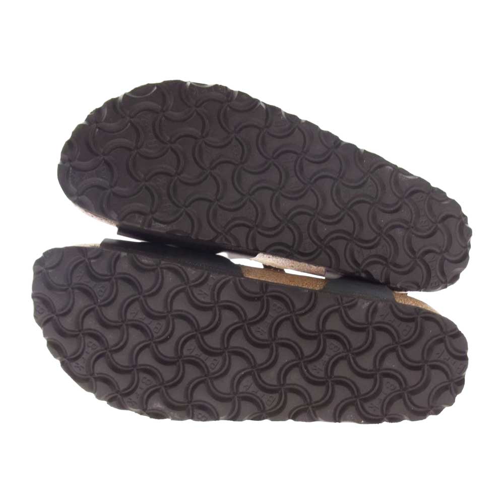 BIRKENSTOCK ビルケンシュトック ストラップ サンダル ブラック ブラウン系 22.5cm【中古】