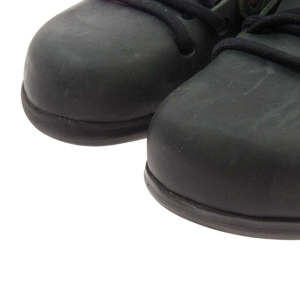BIRKENSTOCK ビルケンシュトック MONNTANA モンタナ スエード レースアップ シューズ ブラック  ブラック系 22.5cm【中古】