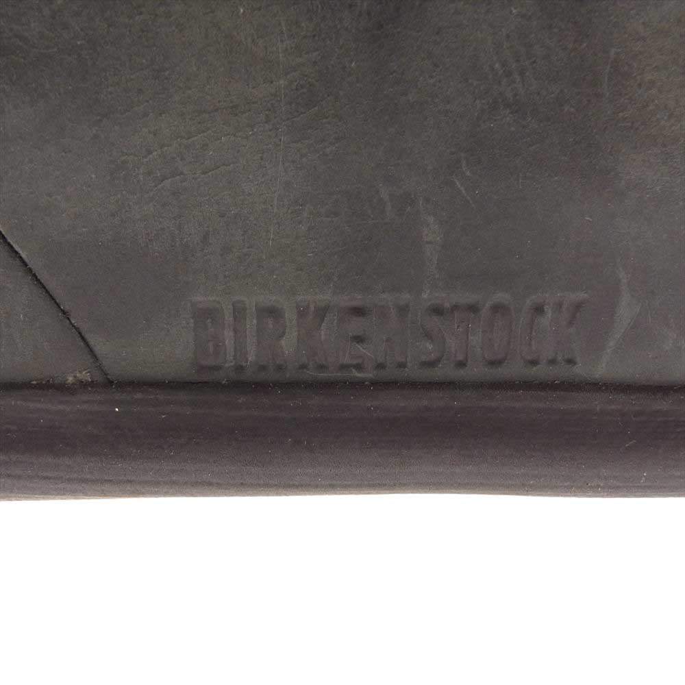 BIRKENSTOCK ビルケンシュトック MONNTANA モンタナ スエード レースアップ シューズ ブラック  ブラック系 22.5cm【中古】