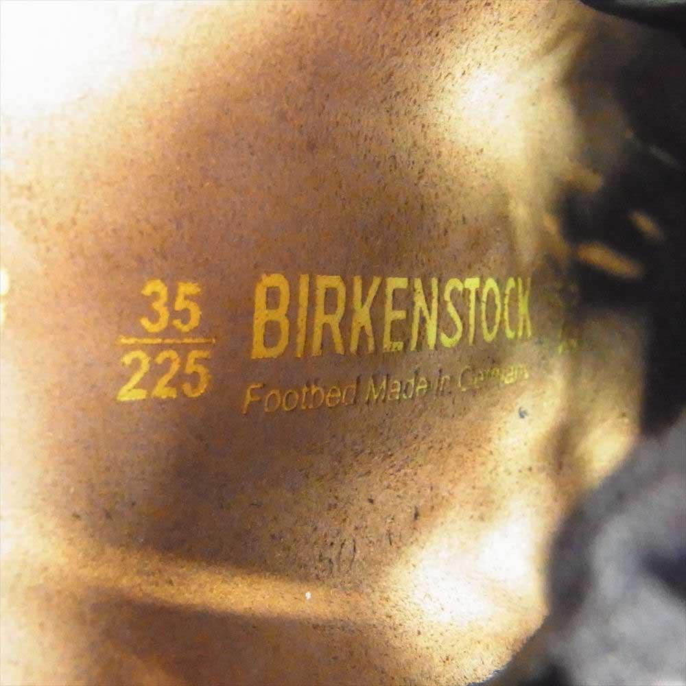 BIRKENSTOCK ビルケンシュトック MONNTANA モンタナ スエード レースアップ シューズ ブラック  ブラック系 22.5cm【中古】