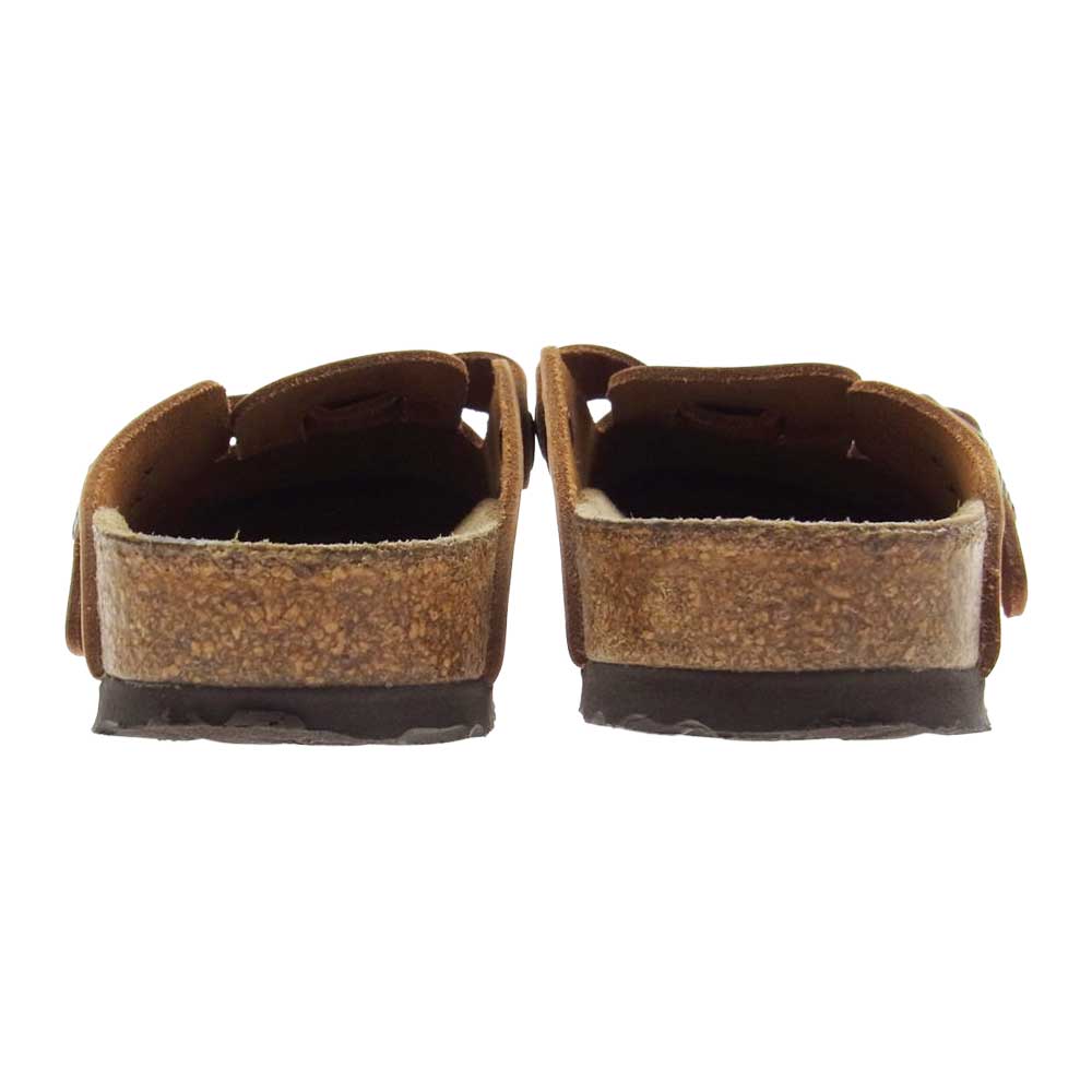 BIRKENSTOCK ビルケンシュトック BOSTON ボストン  スエード レザー シューズ ブラウン系 22.5cm【中古】