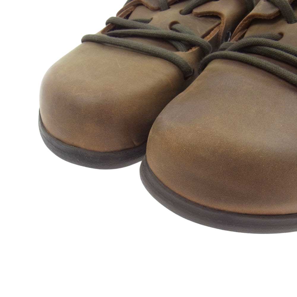 BIRKENSTOCK ビルケンシュトック MONNTANA モンタナ スエード レースアップ シューズ ブラウン  ブラウン系 22.5cm【中古】