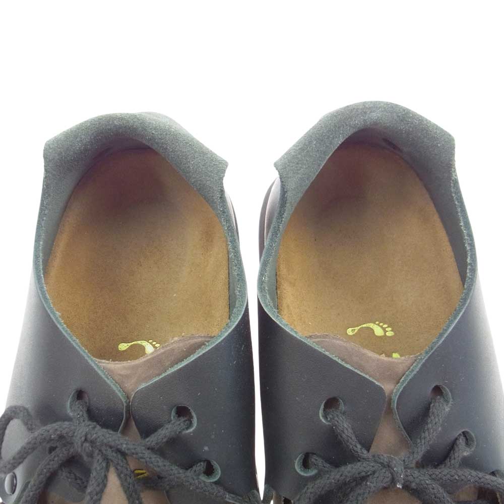 BIRKENSTOCK ビルケンシュトック MONNTANA モンタナ スエード レースアップ シューズ ブラウン × ブラック ブラウン系 23.0cm【中古】