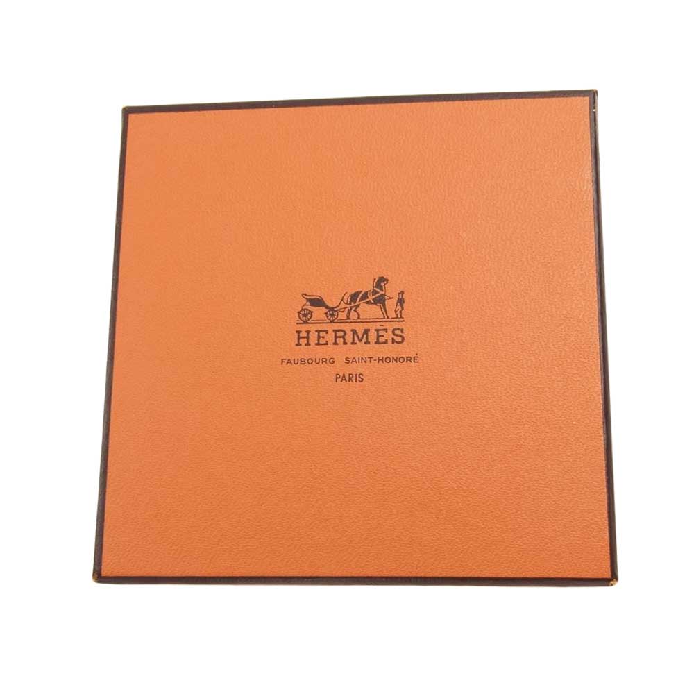 HERMES エルメス ゴールド金具 ジャンボ 2連 レザー ブレスレット ブラウン系 ゴールド系【中古】