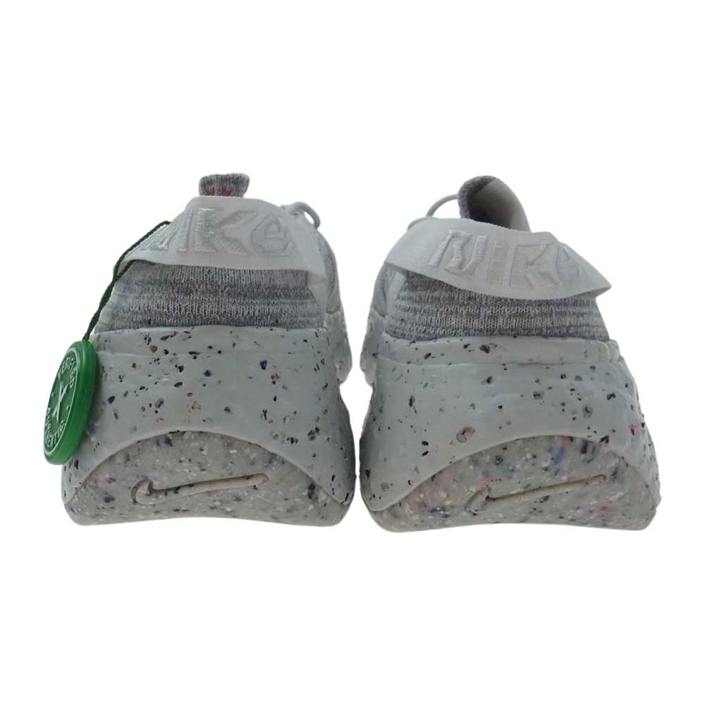 NIKE ナイキ CD3476-100 WMNS SPACE HIPPIE ウィメンズ スペースヒッピー ローカット スニーカー グレー系 29cm【美品】【中古】