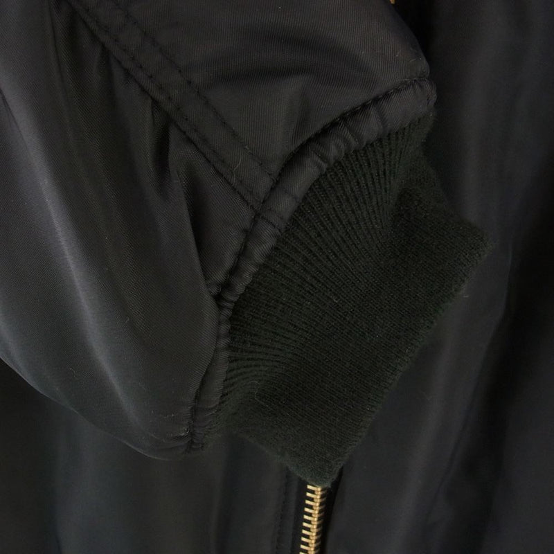 RAF SIMONS ラフシモンズ AW  NYLON PATCHED BOMBER WOOL