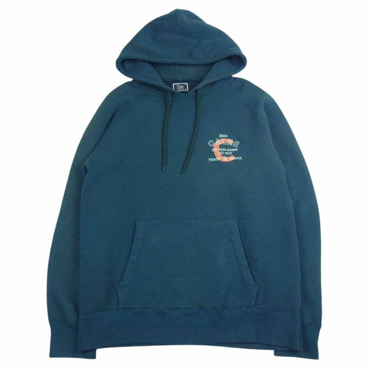 CALEE キャリー 20AW cl-20aw036 Pullover parka ネーム プルオーバー パーカー エメラルドグリーン系 L【中古】