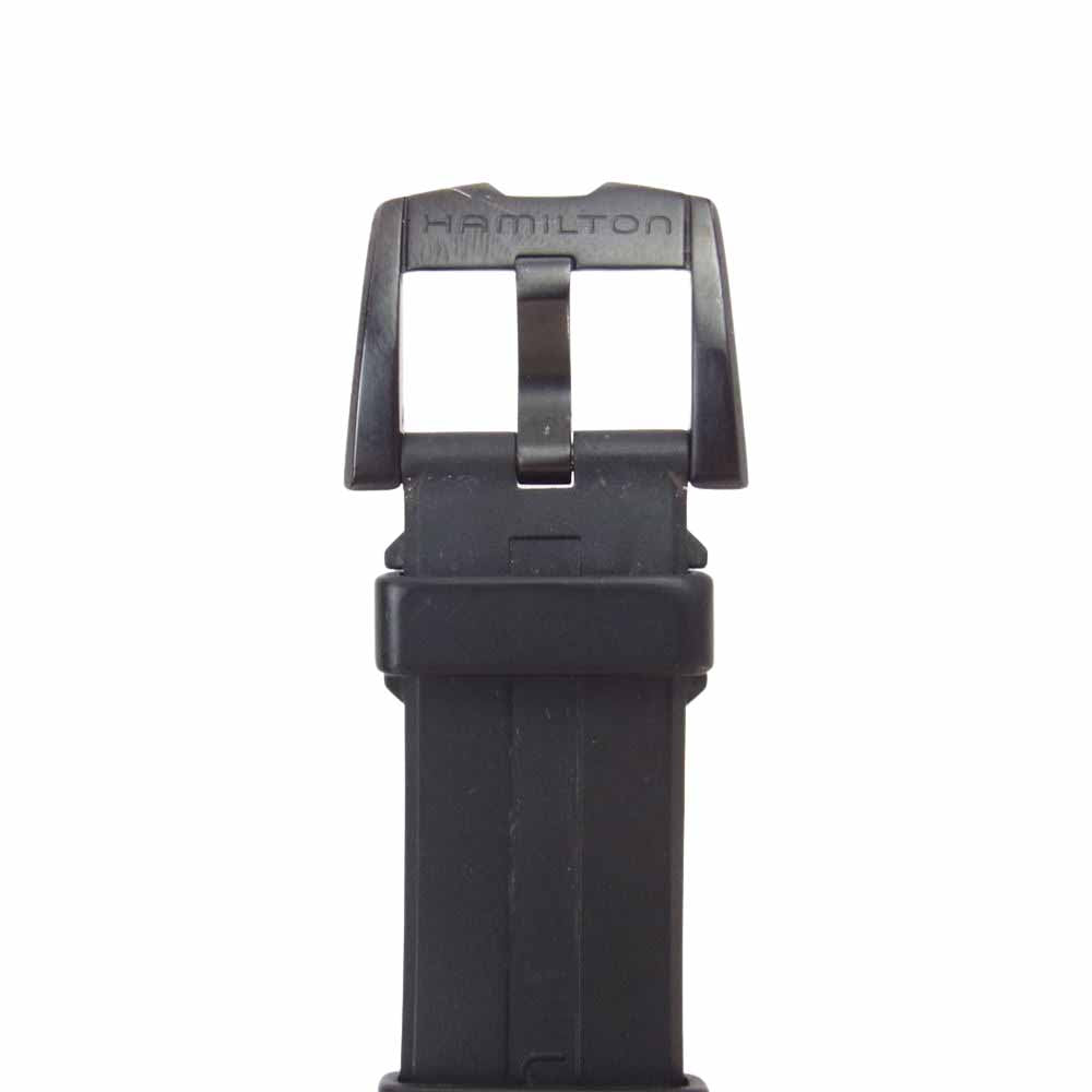 HAMILTON ハミルトン H24585331 国内代理店購入ギャランティ付属 VENTURA ELVIS80 ベンチュラ エルヴィス 自動巻 腕時計 ブラック系【中古】