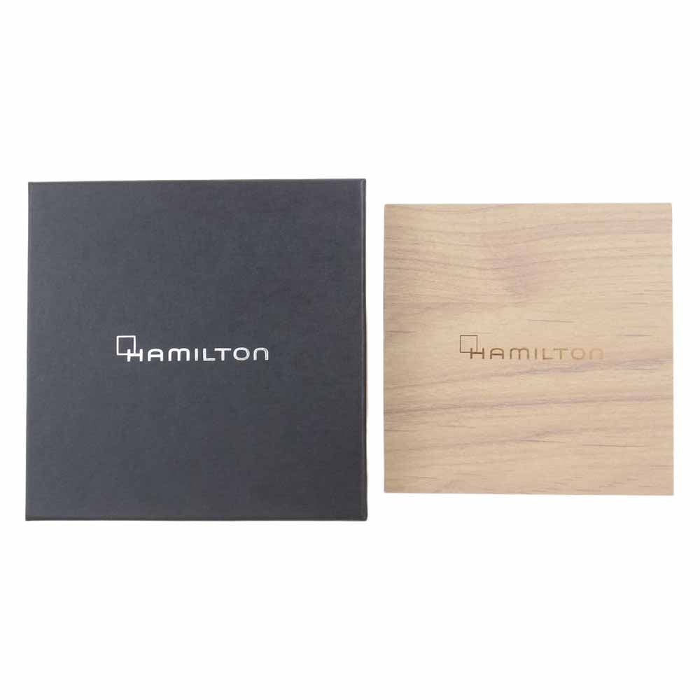 HAMILTON ハミルトン H24585331 国内代理店購入ギャランティ付属 VENTURA ELVIS80 ベンチュラ エルヴィス 自動巻 腕時計 ブラック系【中古】