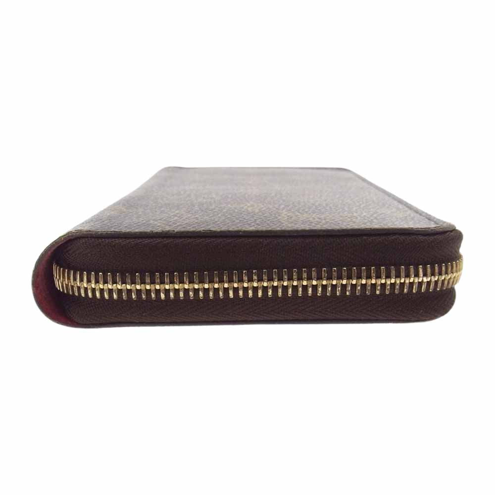 LOUIS VUITTON ルイ・ヴィトン M41896 モノグラム ジッピー ウォレット コクリコ ラウンドジップ 長財布  ブラウン系【中古】
