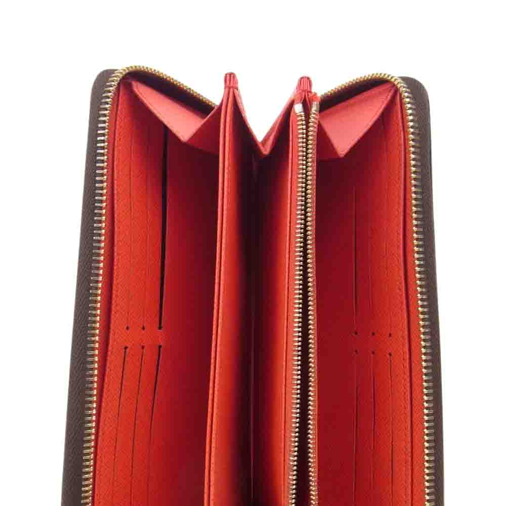LOUIS VUITTON ルイ・ヴィトン M41896 モノグラム ジッピー ウォレット コクリコ ラウンドジップ 長財布  ブラウン系【中古】