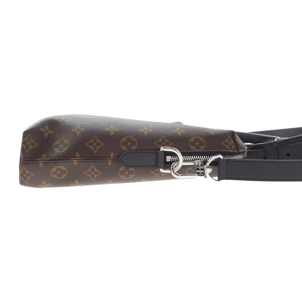 LOUIS VUITTON ルイ・ヴィトン M54019 ポルトドキュマン ジュール NM PDJ モノグラム マカサー 2WAY ショルダーバッグ ブリーフケース ブラウン系【中古】