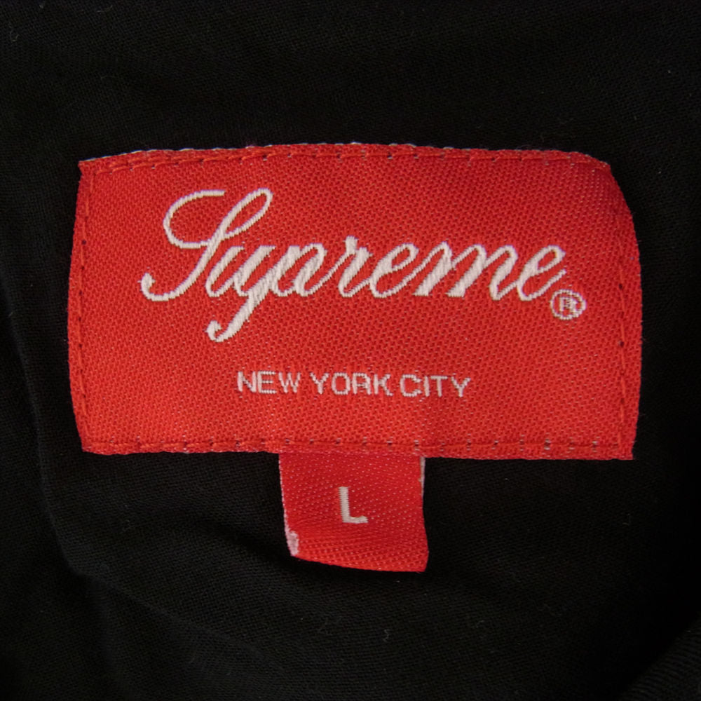 Supreme シュプリーム 19SS Playboy Rayon S/S Shirt 半袖 オープンカラー レーヨン シャツ  ブラック系 L【中古】