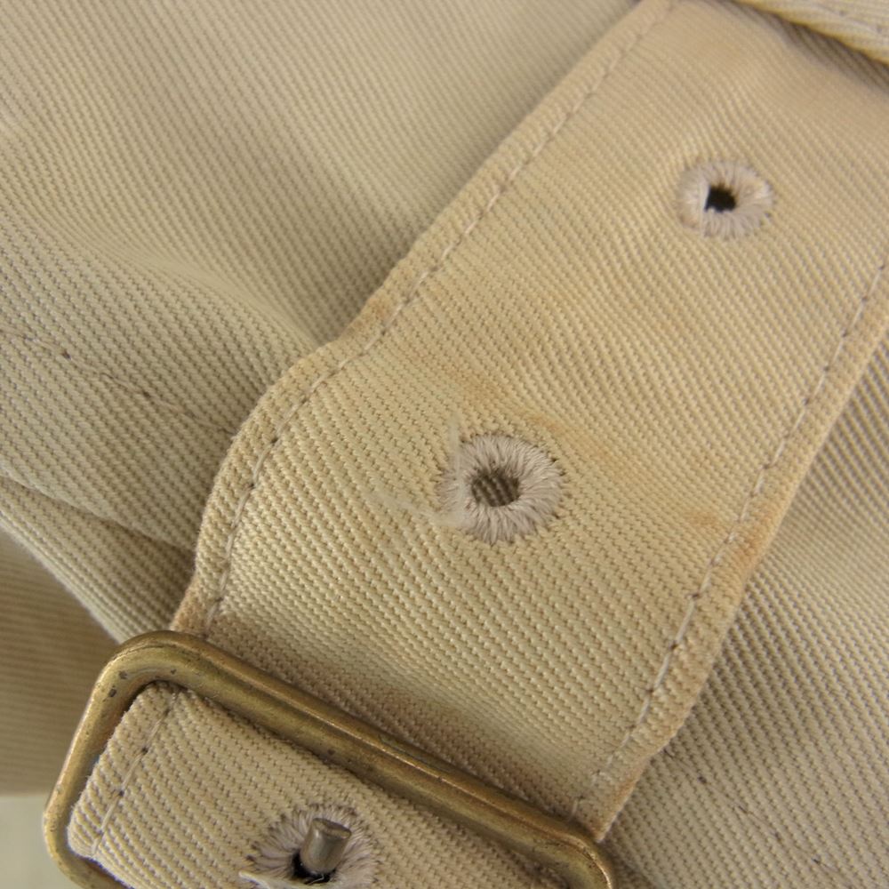 BURBERRY BLUE LABEL バーバリーブルーレーベル FNF58-625 裏地ノバチェック ロングライナー付き トレンチコート ベージュ系 38【中古】
