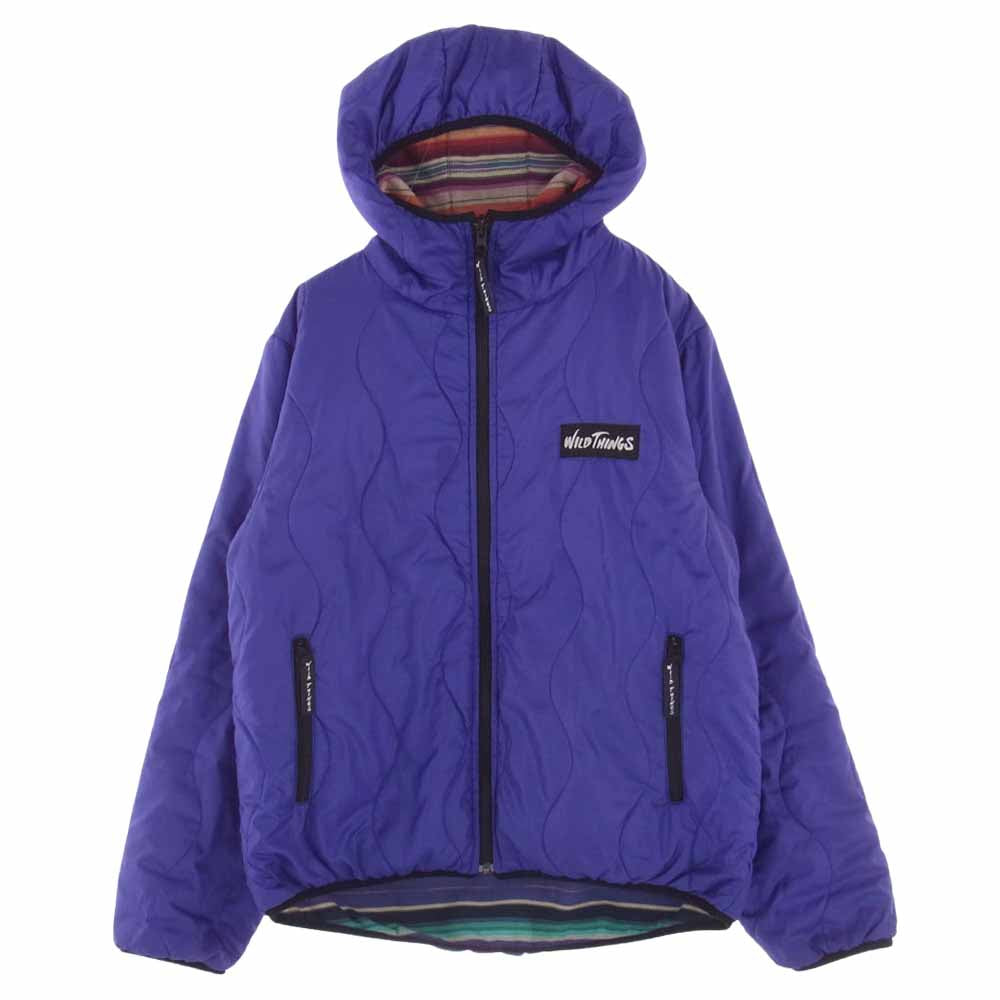 WILDTHINGS ワイルドシングス 12WT-J818OMS プリマロフト リバーシブル ジャケット フーディ セラペ パープル系 M【中古】