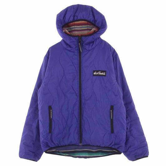 WILDTHINGS ワイルドシングス 12WT-J818OMS プリマロフト リバーシブル ジャケット フーディ セラペ パープル系 M【中古】