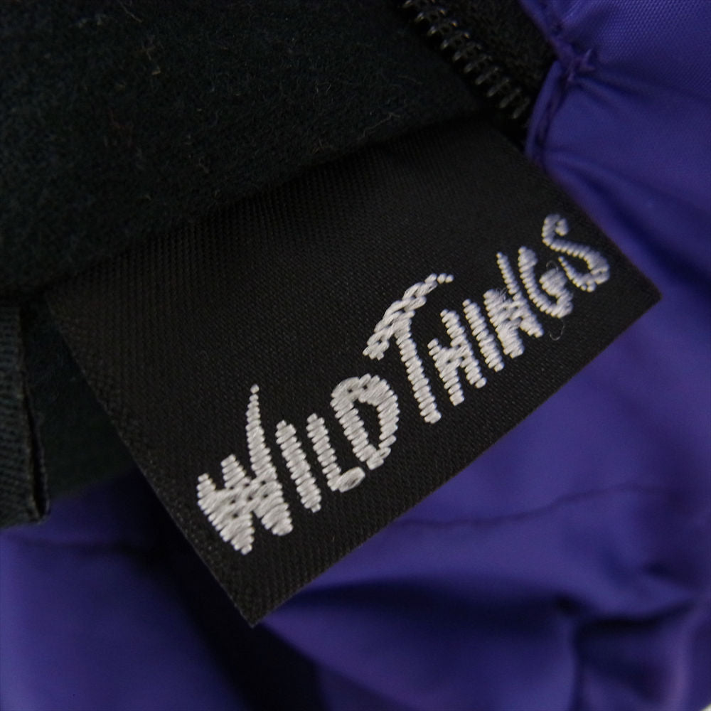 WILDTHINGS ワイルドシングス 12WT-J818OMS プリマロフト リバーシブル ジャケット フーディ セラペ パープル系 M【中古】