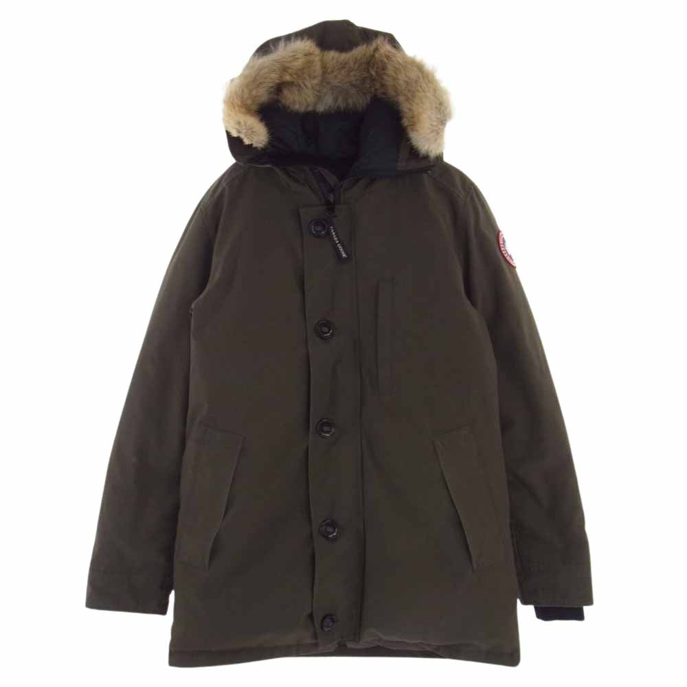 CANADA GOOSE カナダグース 3438JM 国内正規品 グリフィンインターナショナル JASPER PARKA ジャスパー パーカ ダウン ジャケット カーキ系 M【中古】