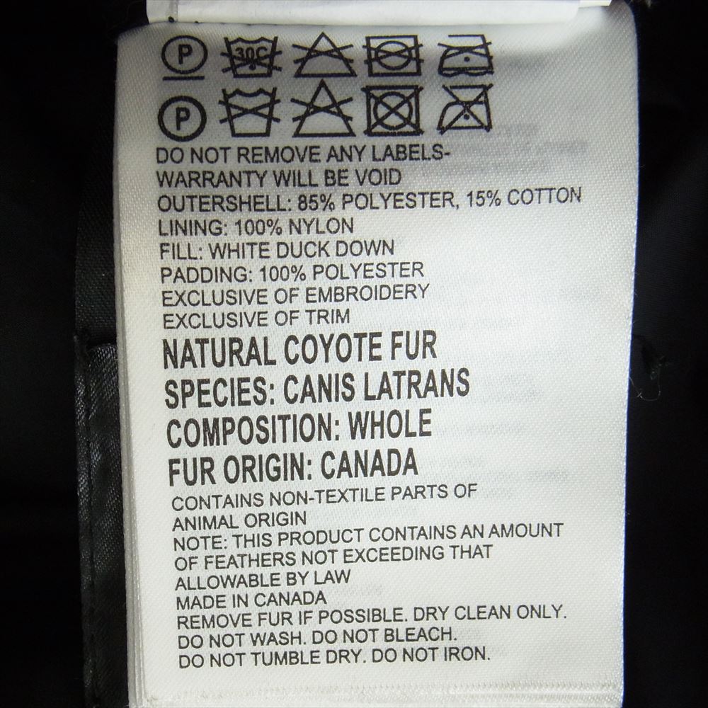 CANADA GOOSE カナダグース 3438JM 国内正規品 グリフィンインターナショナル JASPER PARKA ジャスパー パーカ ダウン ジャケット カーキ系 M【中古】