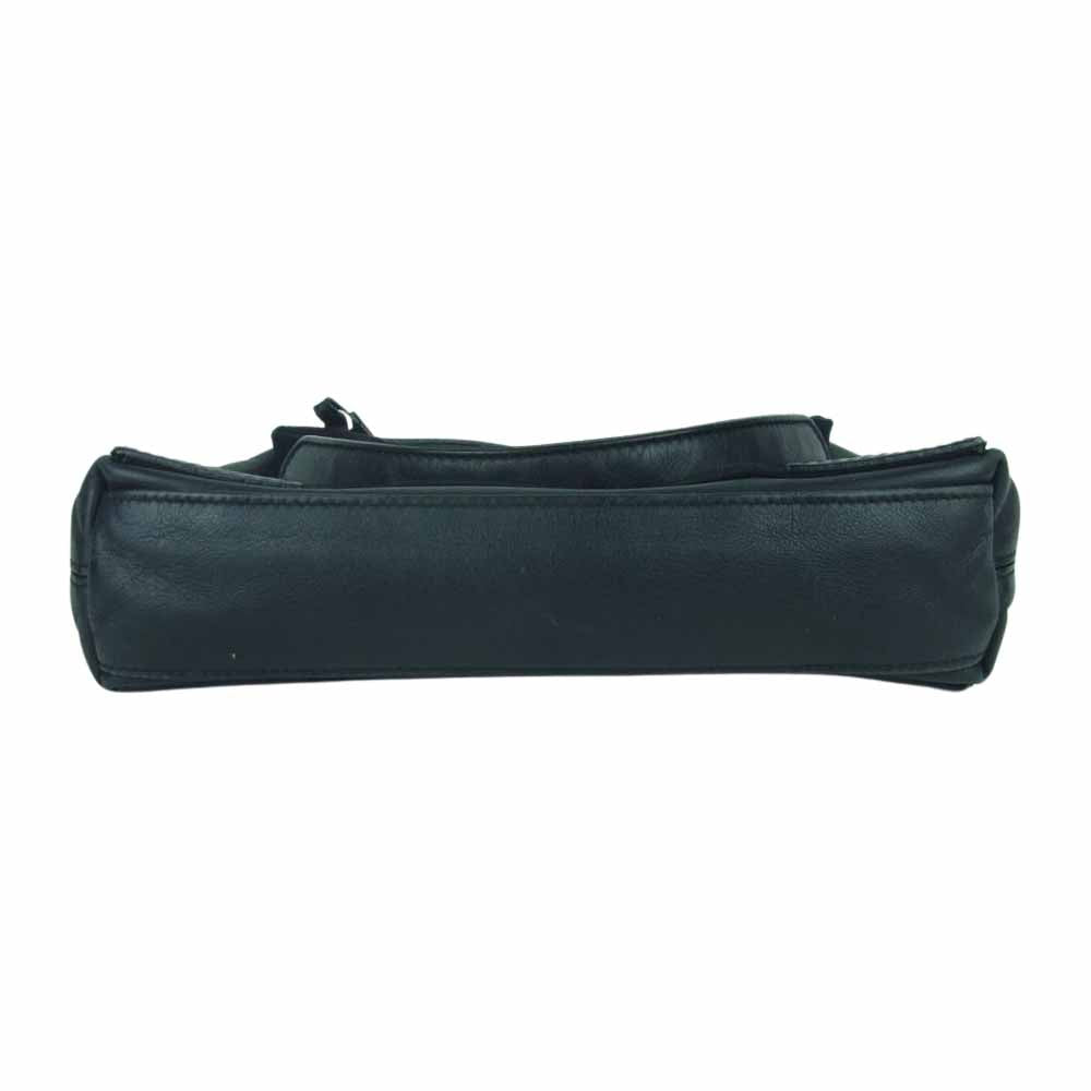 BALENCIAGA バレンシアガ 390346 ネイビーカバス XS ポーチ ショルダー ハンド バッグ ブラック系 ダークネイビー系【中古】