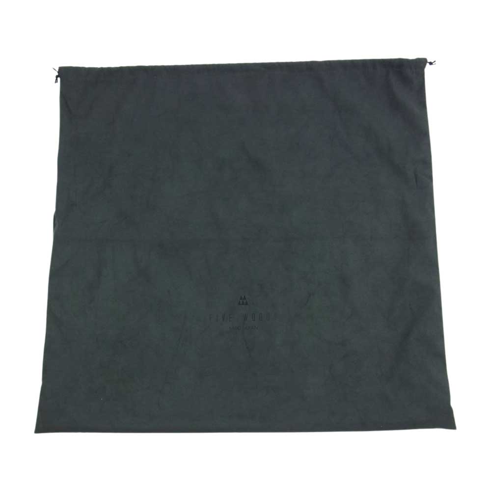 ファイブウッズ 39221 SAPPHIRE サファイア レザー トート バック ブラック系【中古】