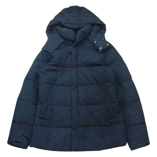 Pyrenex ピレネックス W17P2 CFU161700006 グリフィンタグ BELFORT ベルフォート フード着脱可能 ダウン ジャケット ネイビー系 L【中古】