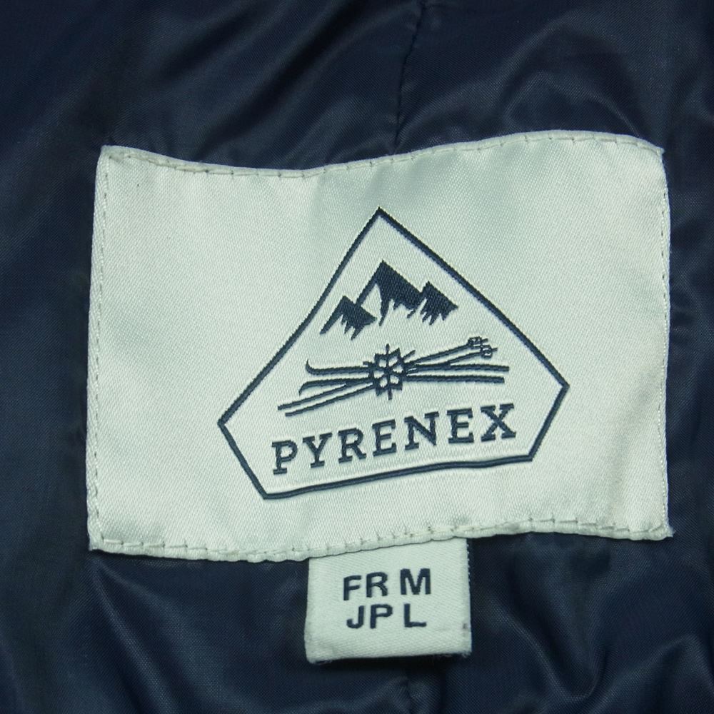 Pyrenex ピレネックス W17P2 CFU161700006 グリフィンタグ BELFORT ベルフォート フード着脱可能 ダウン ジャケット ネイビー系 L【中古】