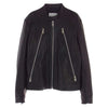 MAISON MARGIELA メゾンマルジェラ 16AW S50AM0268 14ライン 5Zip Leathre Riders Jacket ハの字 5ジップ レザー ライダースジャケット ブラック系 44【中古】