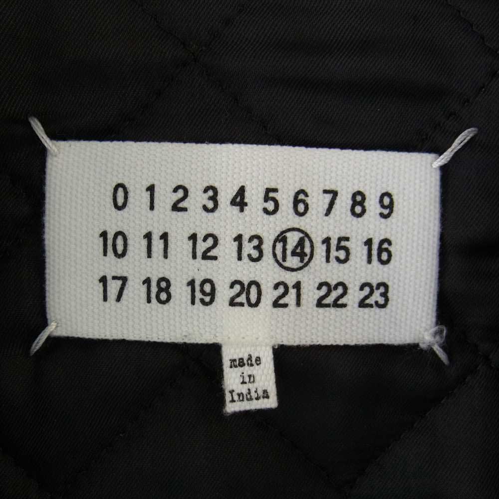 MAISON MARGIELA メゾンマルジェラ 16AW S50AM0268 14ライン 5Zip Leathre Riders Jacket ハの字 5ジップ レザー ライダースジャケット ブラック系 44【中古】