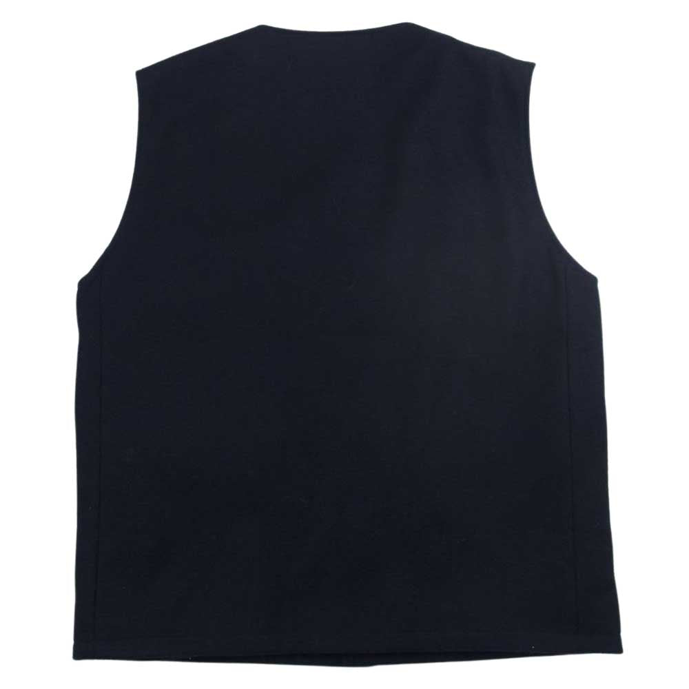 カンタータ 19AW 19AWCA0171 Fishing Vest 異素材切替 ウール フリース フィッシング ベスト ネイビー系 46【中古】