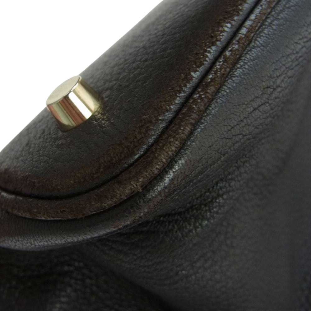 Cisei シセイ 22AW W03-04007 946 LD TOTE A4 リンドスレザー トートバッグ ダークブラウン系【中古】