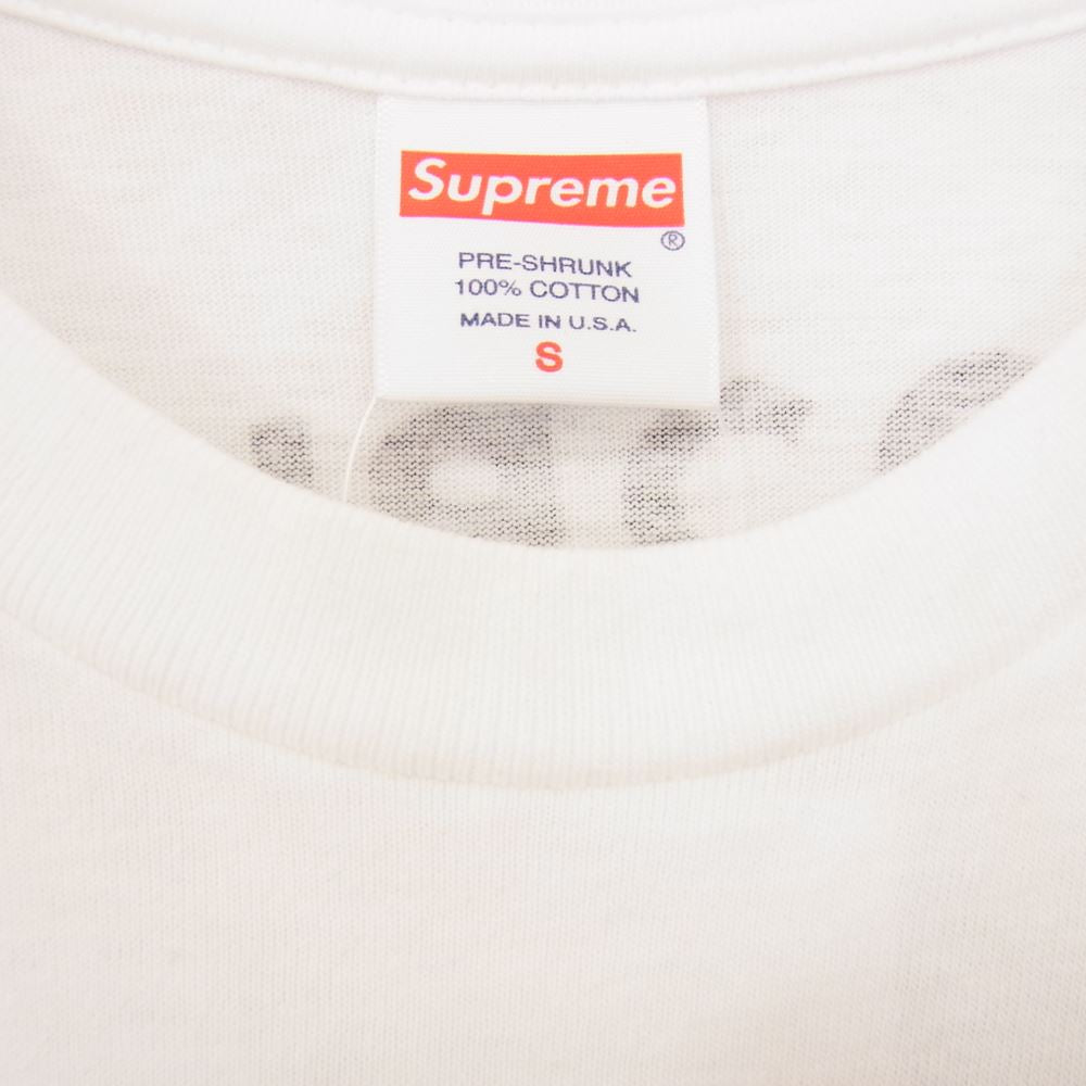 Supreme シュプリーム 21SS Spiral Tee スパイラル 半袖 Tシャツ ホワイト系 S【中古】