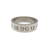 MAISON MARGIELA メゾンマルジェラ SM1UQ0047  11 NUMBER RING ナンバー エングレーブ リング   シルバー系 19号【中古】