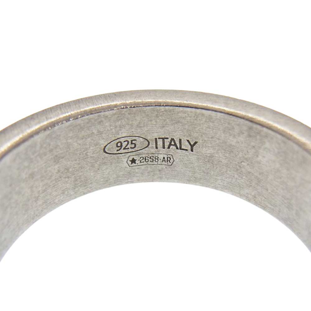 MAISON MARGIELA メゾンマルジェラ SM1UQ0047  11 NUMBER RING ナンバー エングレーブ リング   シルバー系 19号【中古】