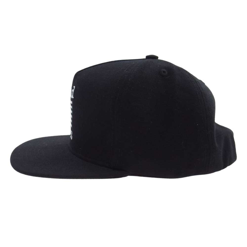 Supreme シュプリーム 19AW  × Dead Prez Cap デッドプレイズ コラボ フロントロゴ 刺繍 キャップ ブラック系【中古】