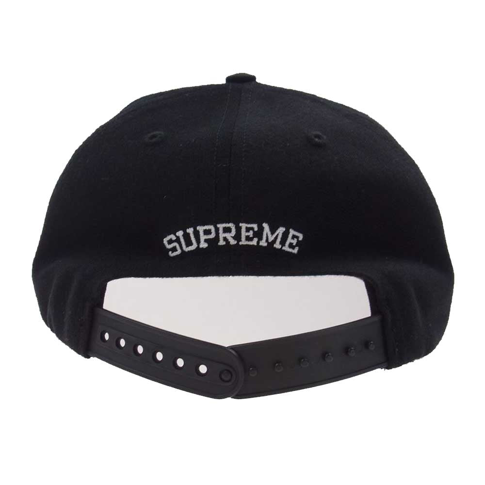 Supreme シュプリーム 19AW  × Dead Prez Cap デッドプレイズ コラボ フロントロゴ 刺繍 キャップ ブラック系【中古】