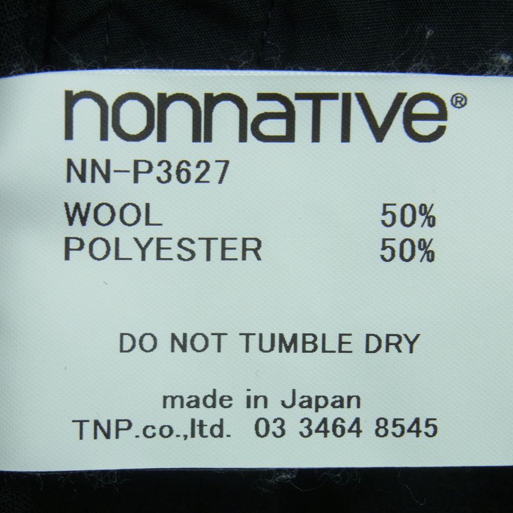 nonnative ノンネイティブ 19AW NN-P3627 SOLDIER EASY PANTS イージー パンツ 日本製 ブラック系 2【中古】