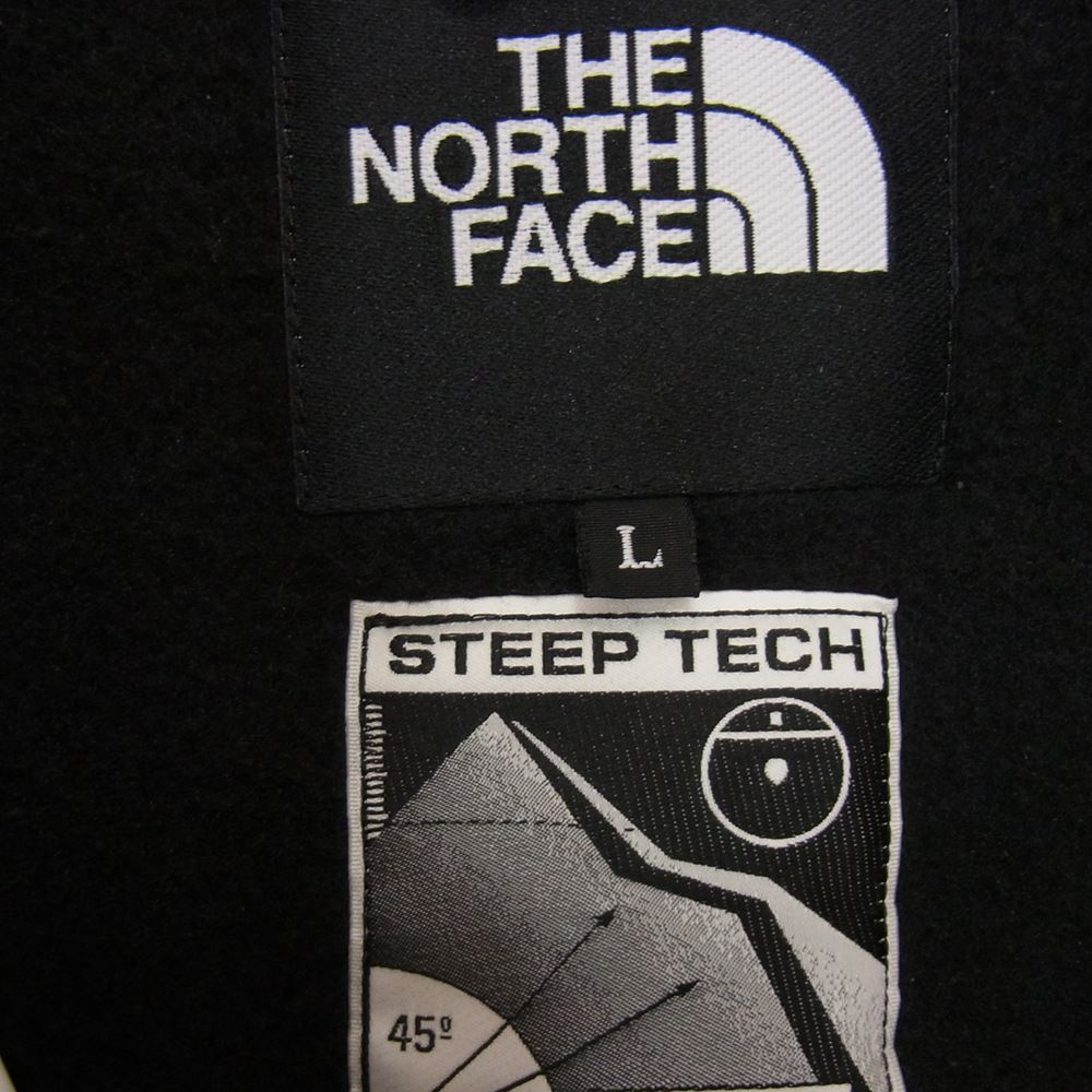 THE NORTH FACE ノースフェイス NA62001 STEEP TECH ZIP FLEECE JACKET スティープテック ジップ フリース ジャケット  ブラック系 L【美品】【中古】