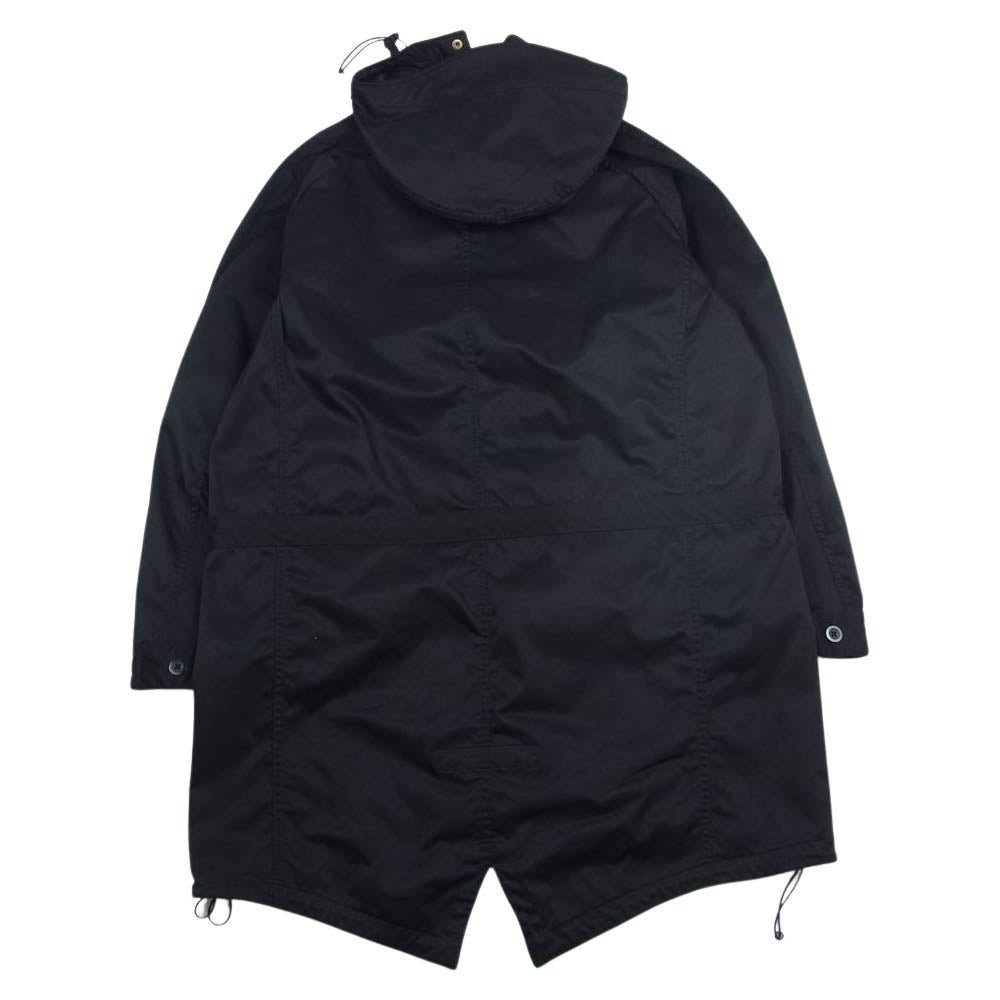 nonnative ノンネイティブ NN-J3201 STRANGER HOODED COAT POLY TWILL STRETCH OVERDYED フーデッドコート オーバーダイ 加工ツイル モッズ コート チャコール系 1【中古】