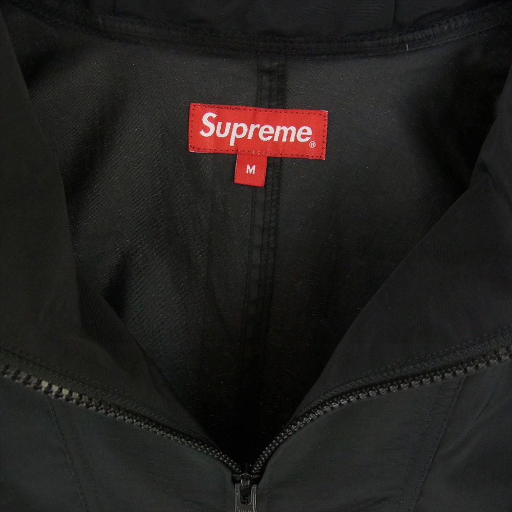 Supreme シュプリーム 19AW  Heavy Nylon Anorak ROYAL フロントロゴ ヘビーナイロン アノラック ジャケット ブラック系 M【中古】