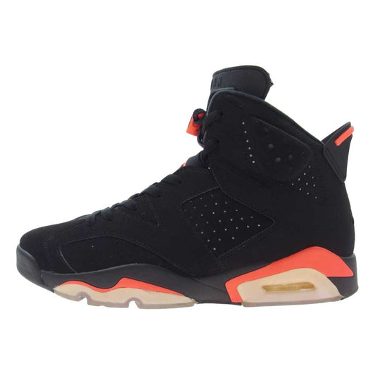 NIKE AIR JORDAN ナイキ ジョーダン 384664-060 AIR JORDAN 6 RETRO OG BLACK INFRARED エアジョーダン6 OG ブラック インフラレッド ハイカット スニーカー ブラック系 29.0cm【中古】