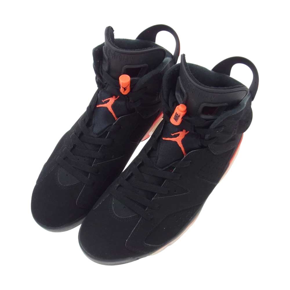 NIKE AIR JORDAN ナイキ ジョーダン 384664-060 AIR JORDAN 6 RETRO OG BLACK INFRARED エアジョーダン6 OG ブラック インフラレッド ハイカット スニーカー ブラック系 29.0cm【中古】